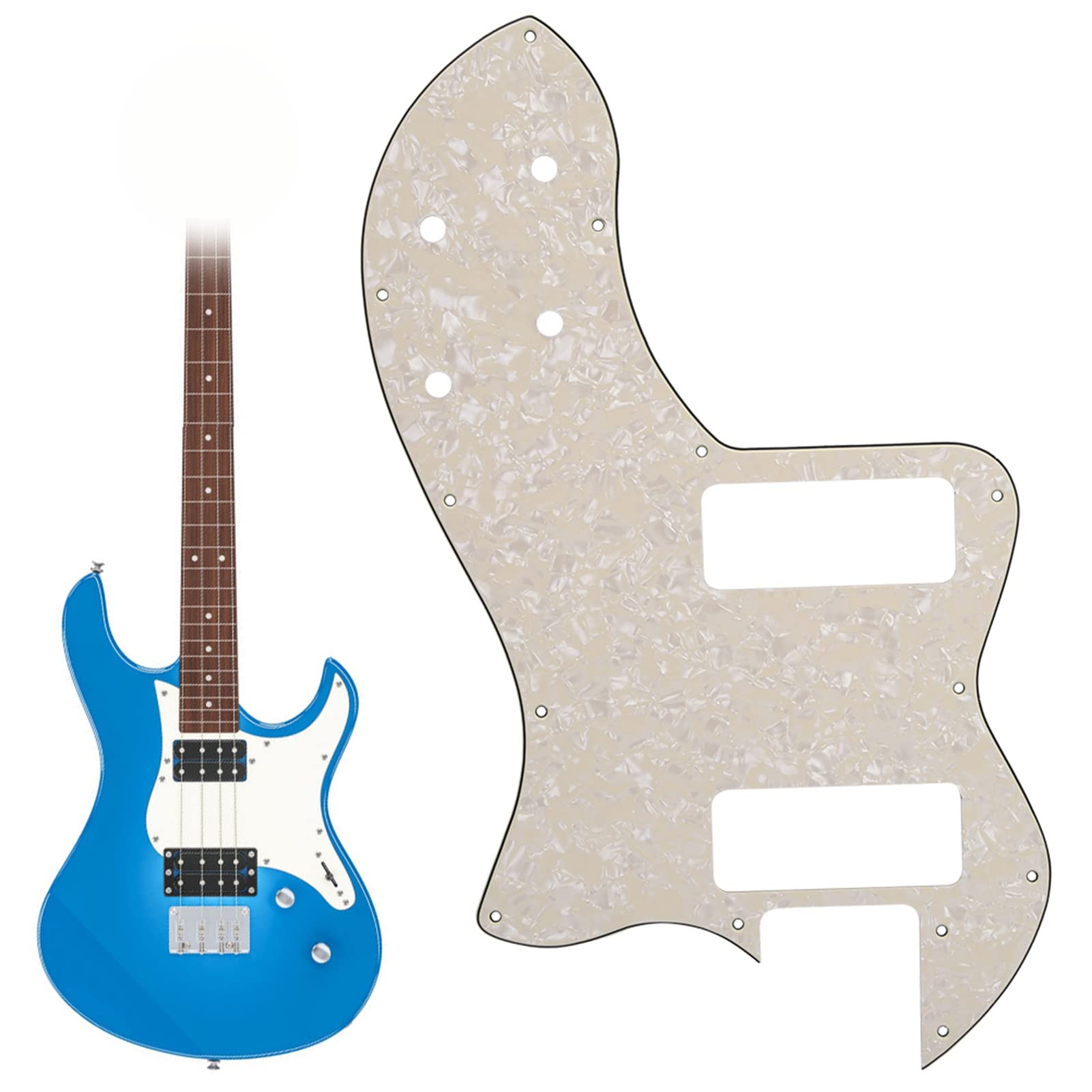 Amazon.co.jp: ピックガード、損傷しにくいエレキギターピックガード